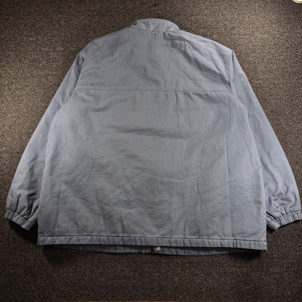 Levi Strauss Men's XXL Miramar Millitary Jacket Blue Grey Cotton Quilted Lining - Picture 3 of 10